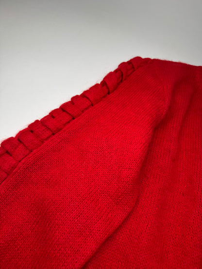 Vintage Dior Wool Sweater Red M