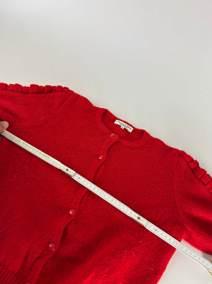 Vintage Dior Wool Sweater Red M