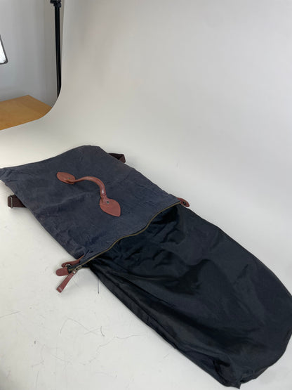 Vintage Issey Miyake Canvas Backpack Navy Brown