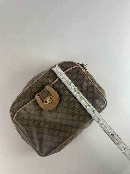 Vintage Celine Paris Triomphe Leather Monogram Bag