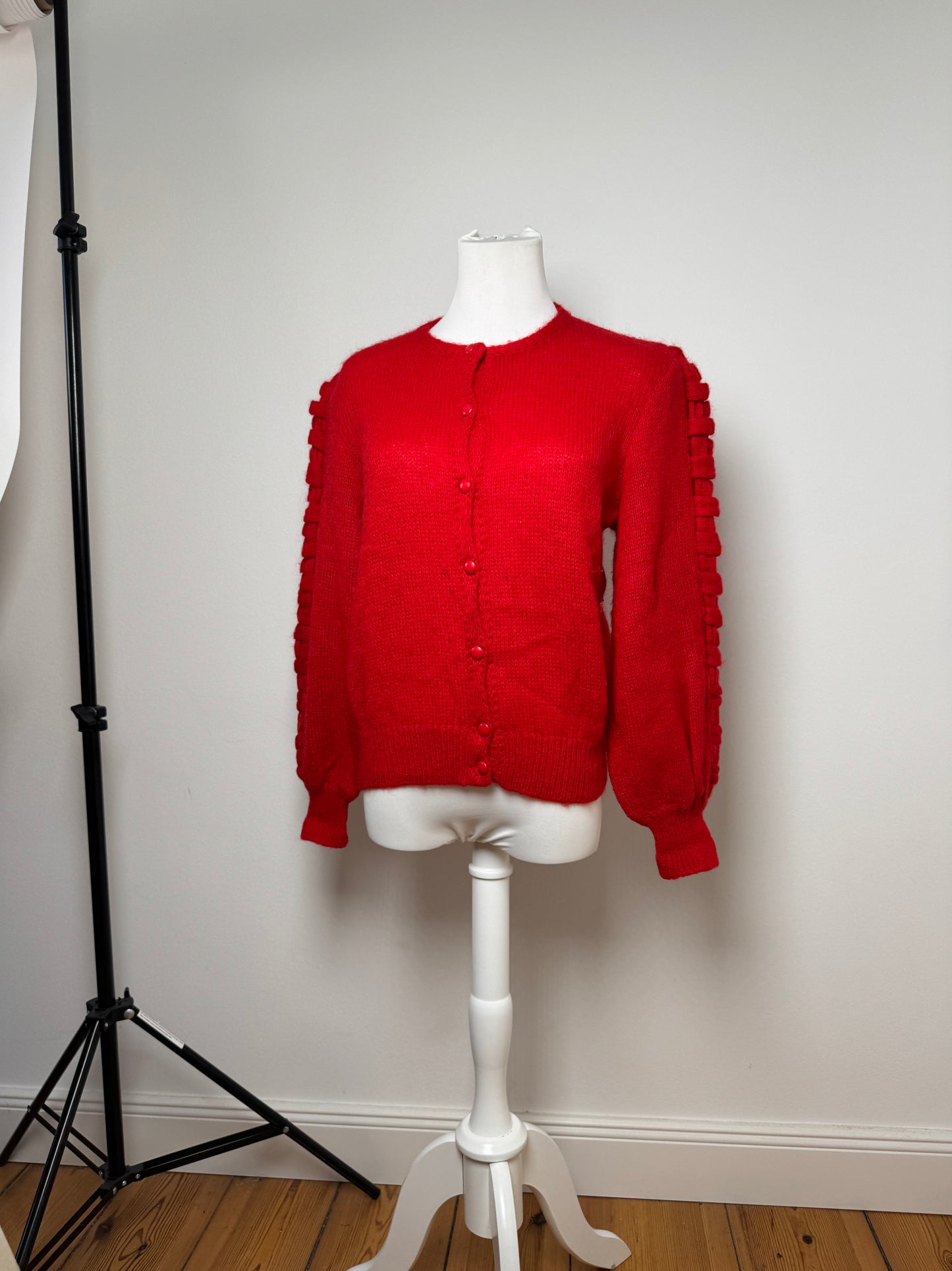 Vintage Dior Wool Sweater Red M