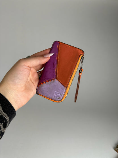 Vintage Loewe Madrid Puzzle Leather Card Holder