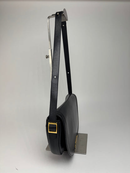 Sac Dior vintage en cuir noir