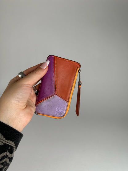 Vintage Loewe Madrid Puzzle Leather Card Holder