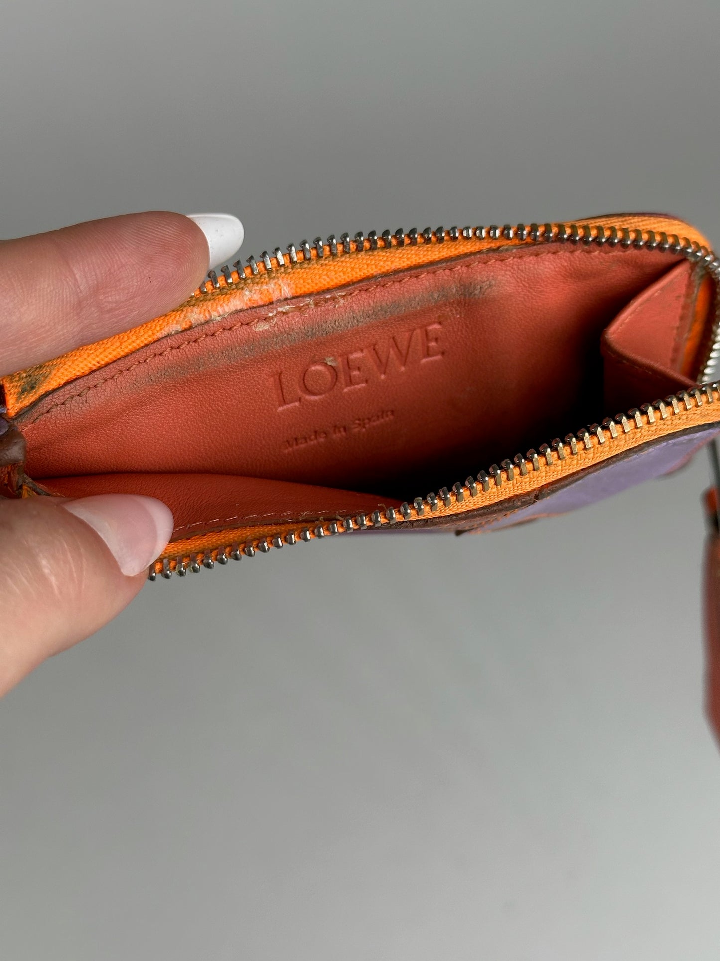 Vintage Loewe Madrid Puzzle Leather Card Holder