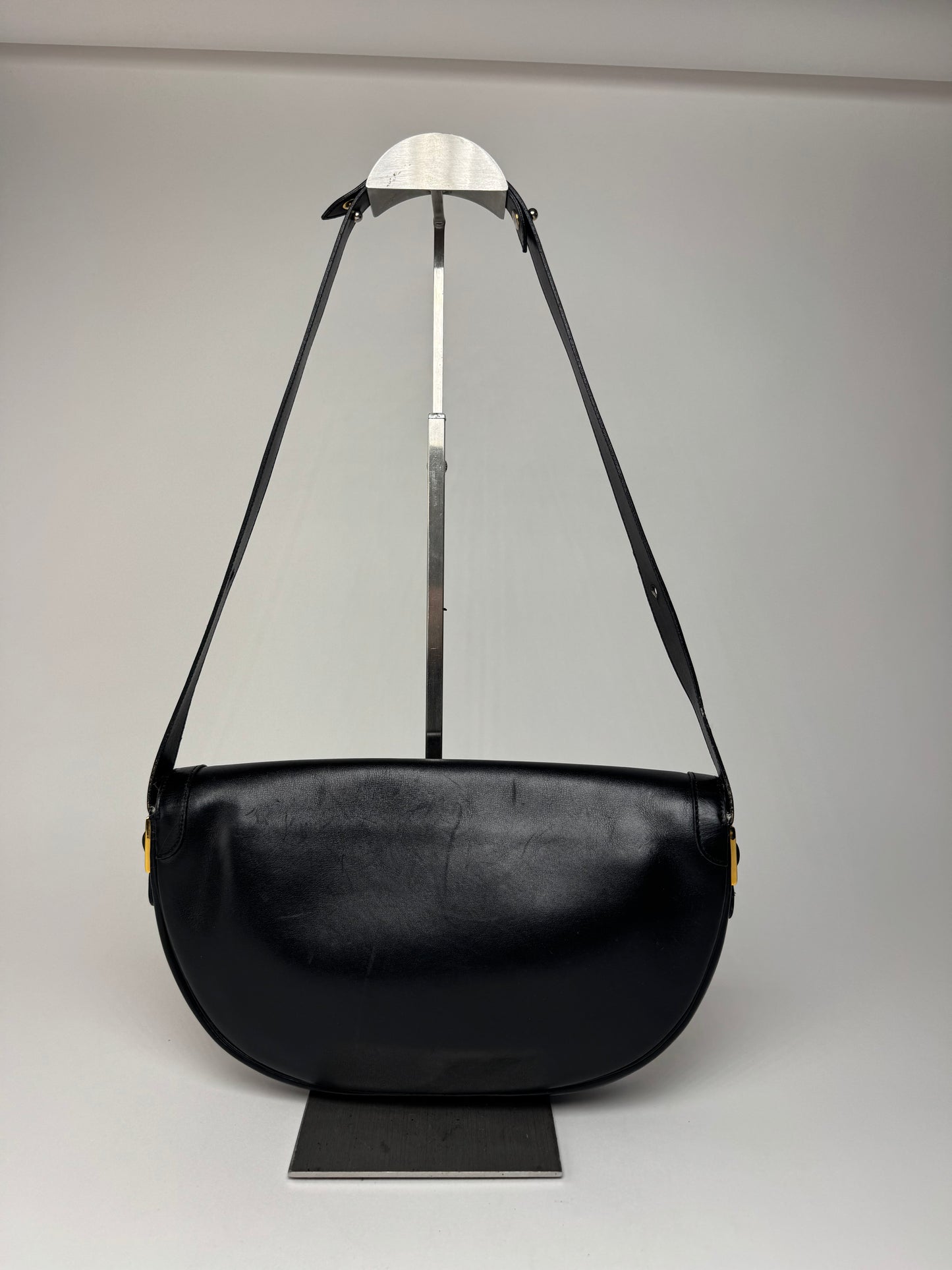 Sac Dior vintage en cuir noir