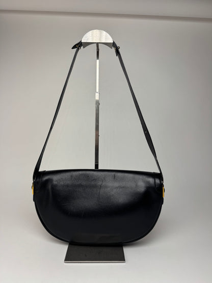 Sac Dior vintage en cuir noir