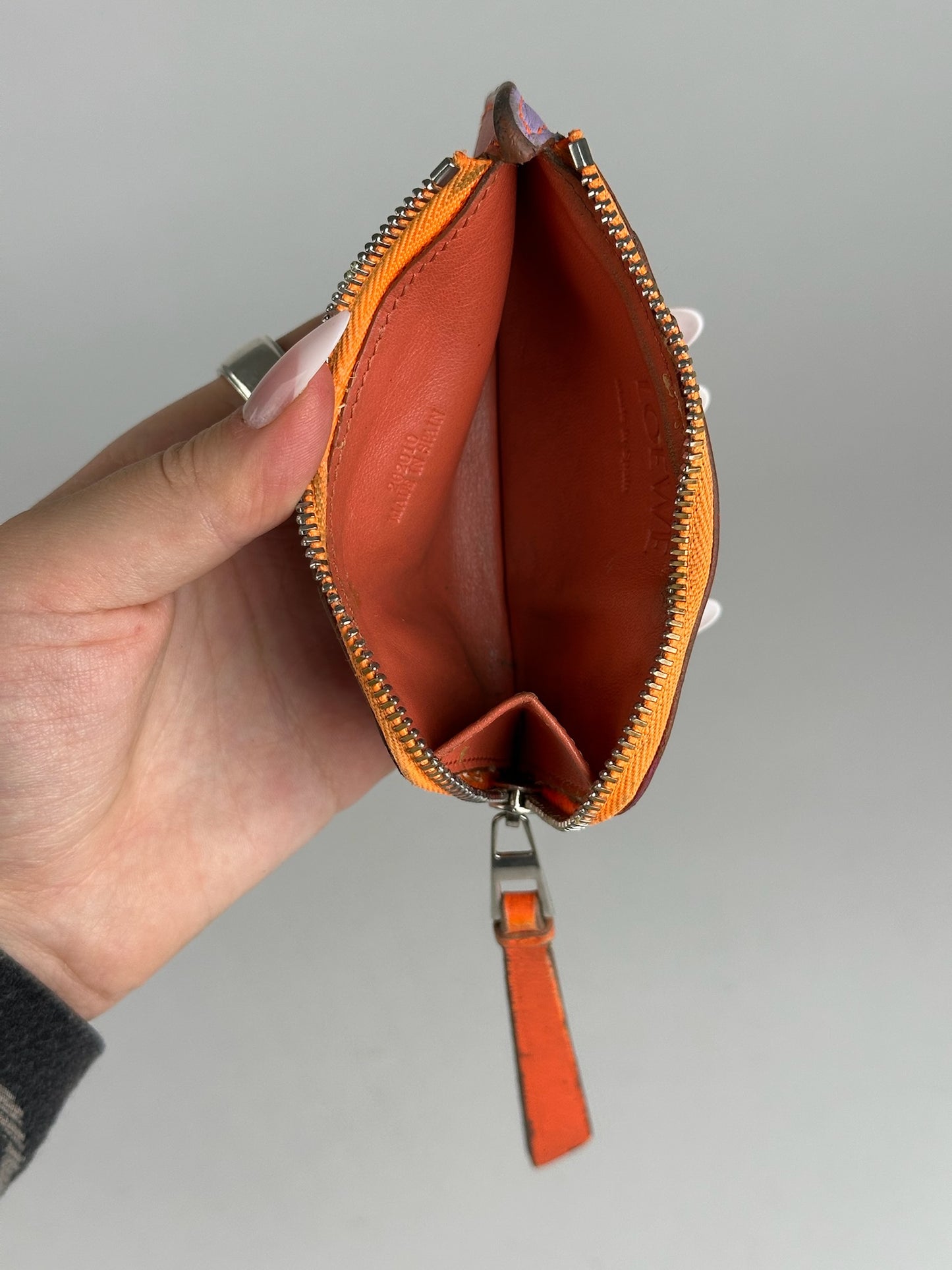 Vintage Loewe Madrid Puzzle Leather Card Holder