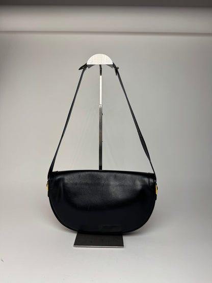 Sac Dior vintage en cuir noir
