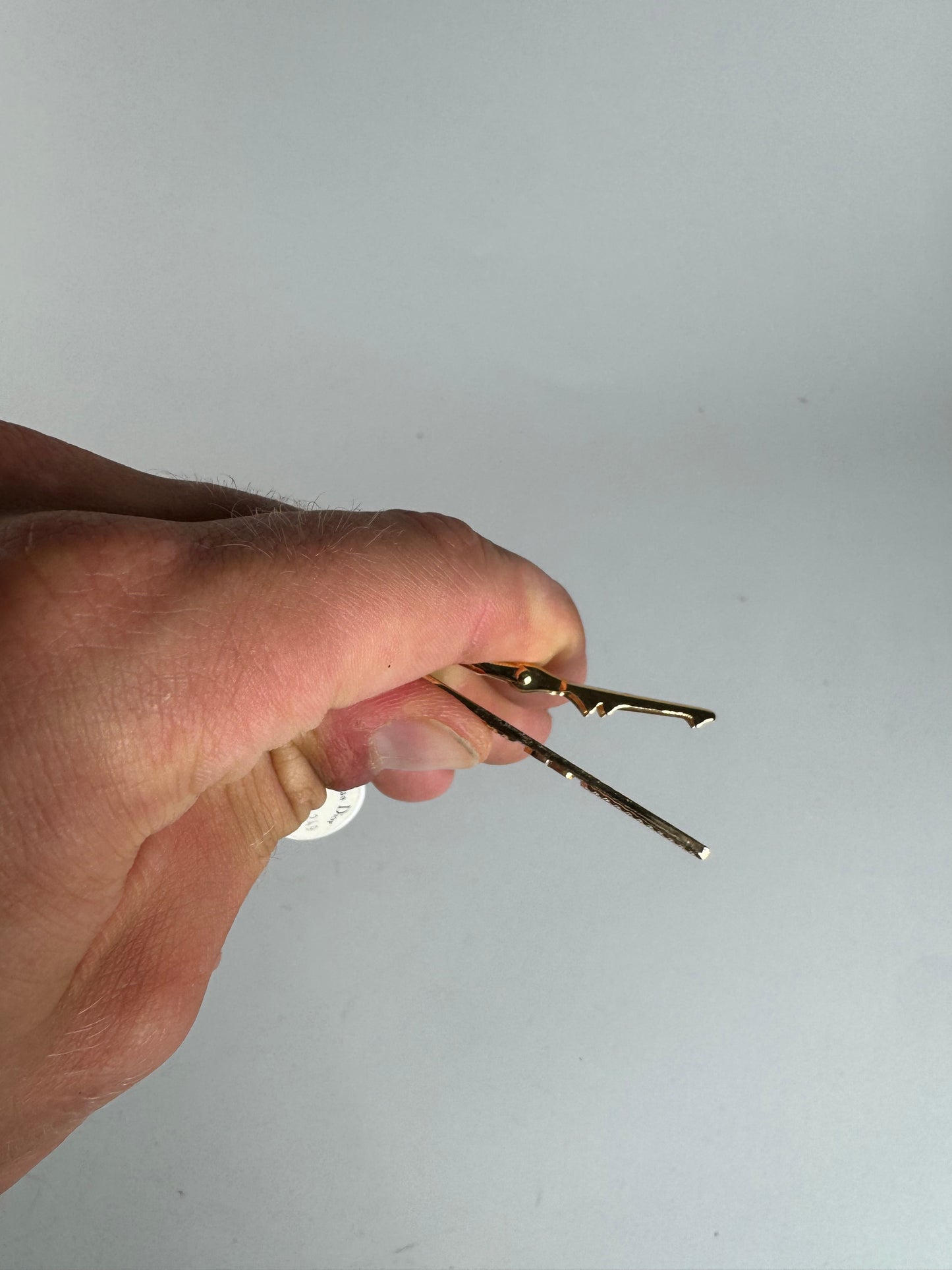 Vintage Dior Money / Tie clamp golden steel new