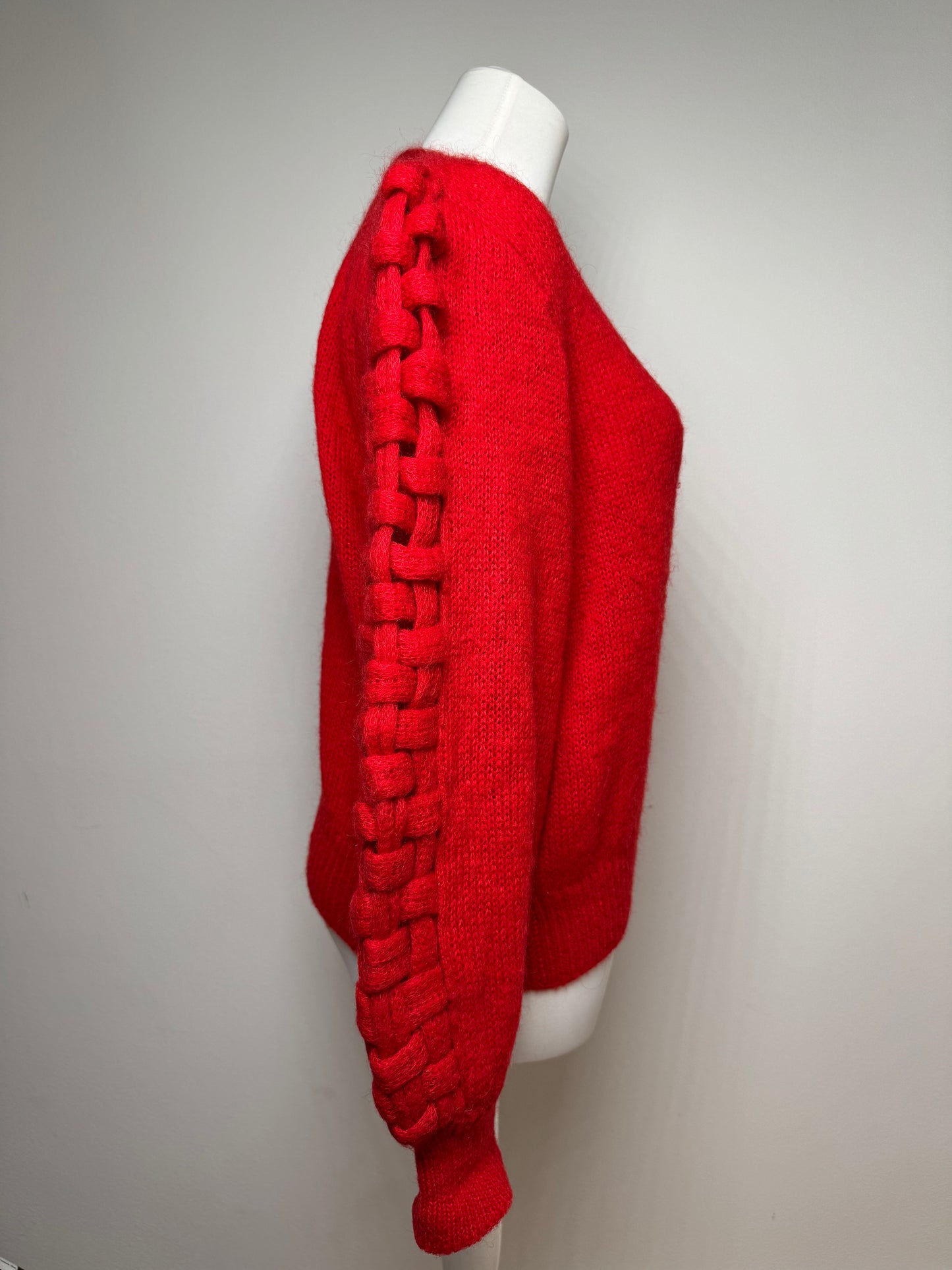 Vintage Dior Wool Sweater Red M