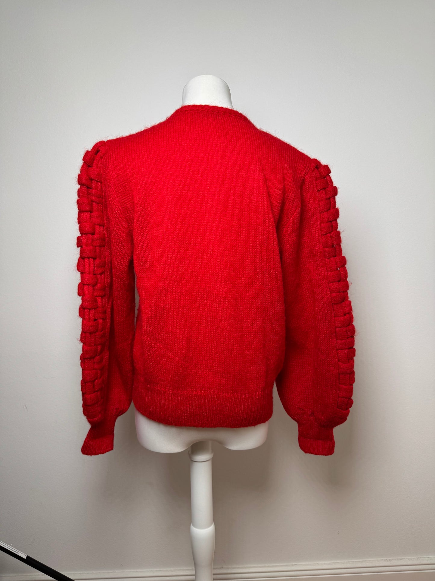 Vintage Dior Wool Sweater Red M