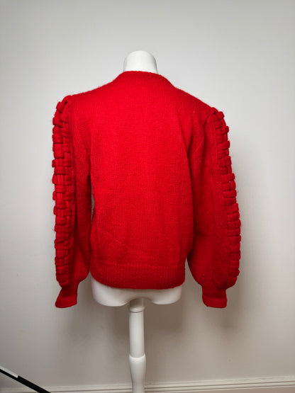 Vintage Dior Wool Sweater Red M