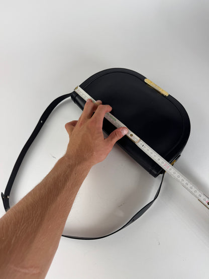 Sac Dior vintage en cuir noir