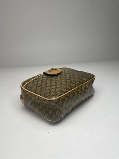 Vintage Celine Paris Triomphe Leather Monogram Bag