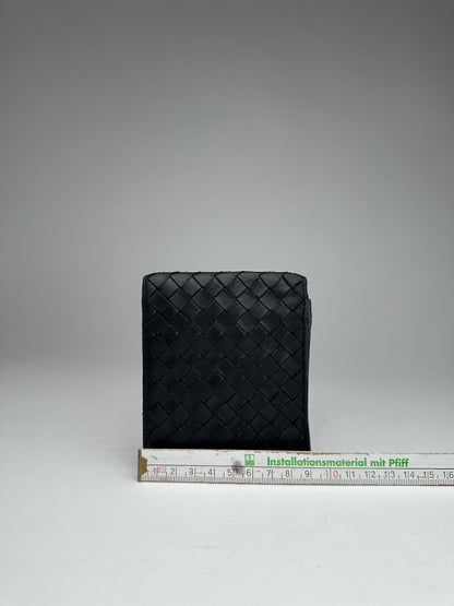 Vintage Bottega Veneta Leather Wallet Black