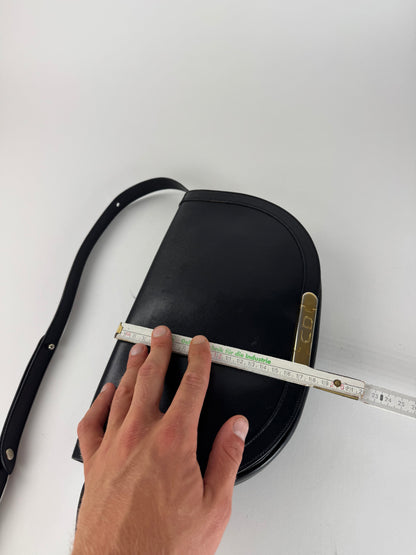 Sac Dior vintage en cuir noir