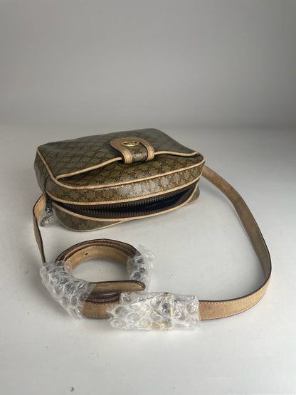 Vintage Celine Paris Triomphe Leather Monogram Bag