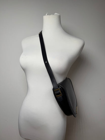 Sac Dior vintage en cuir noir