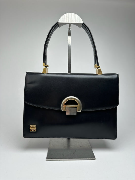 Vintage Givenchy 2Way Leather Bag black