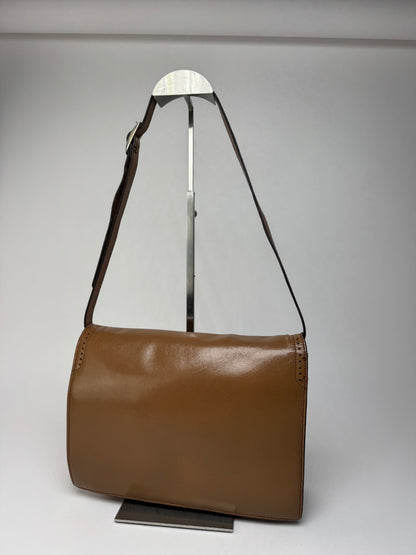 Vintage Yves Saint Laurent Leather snake bag brown