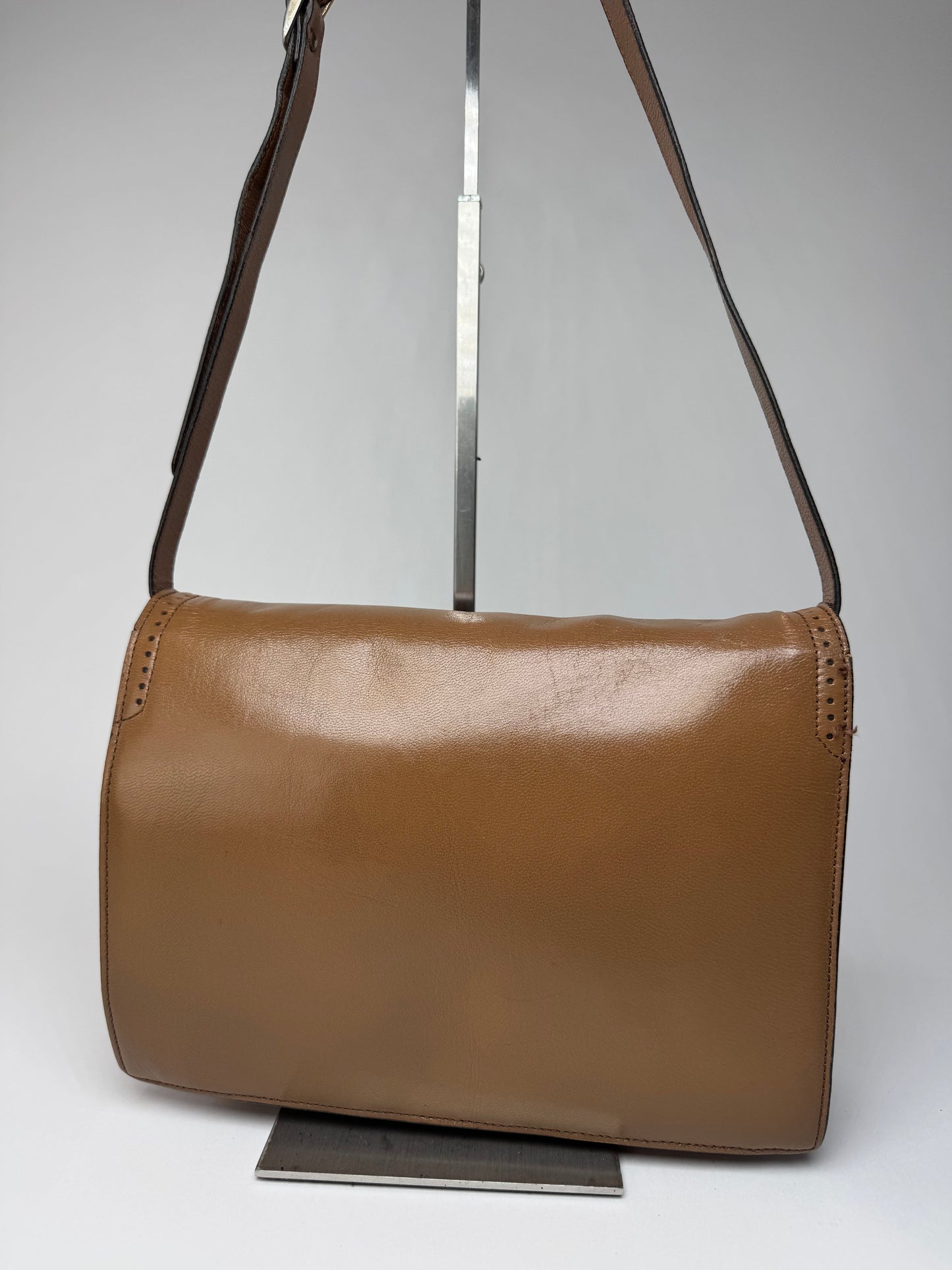 Vintage Yves Saint Laurent Leather snake bag brown