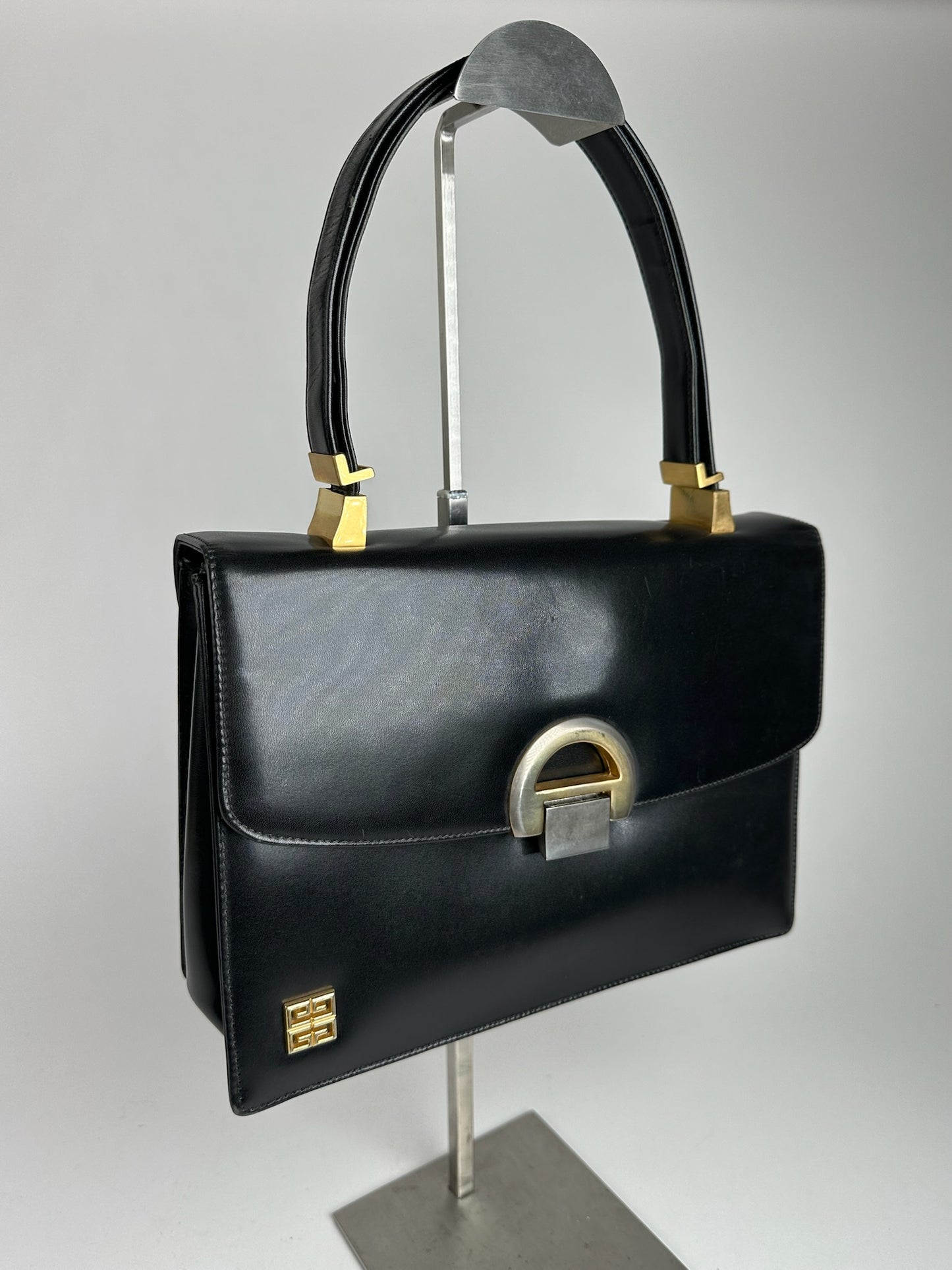 Vintage Givenchy 2Way Leather Bag black