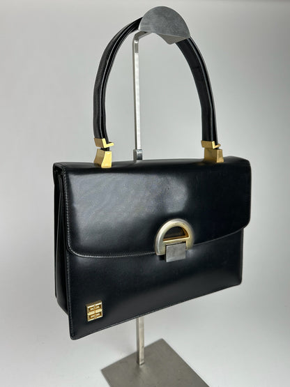 Vintage Givenchy 2Way Leather Bag black