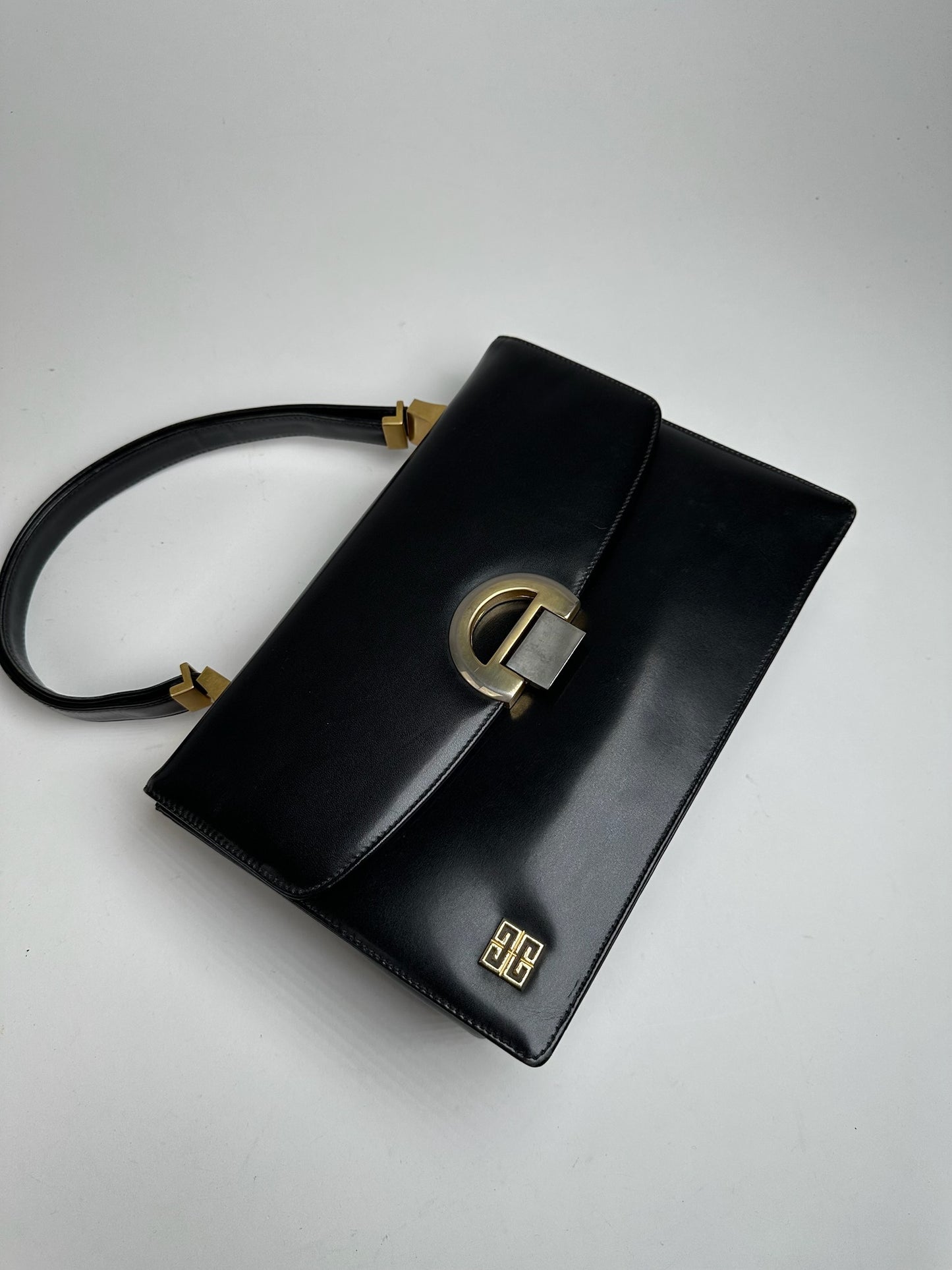 Vintage Givenchy 2Way Leather Bag black