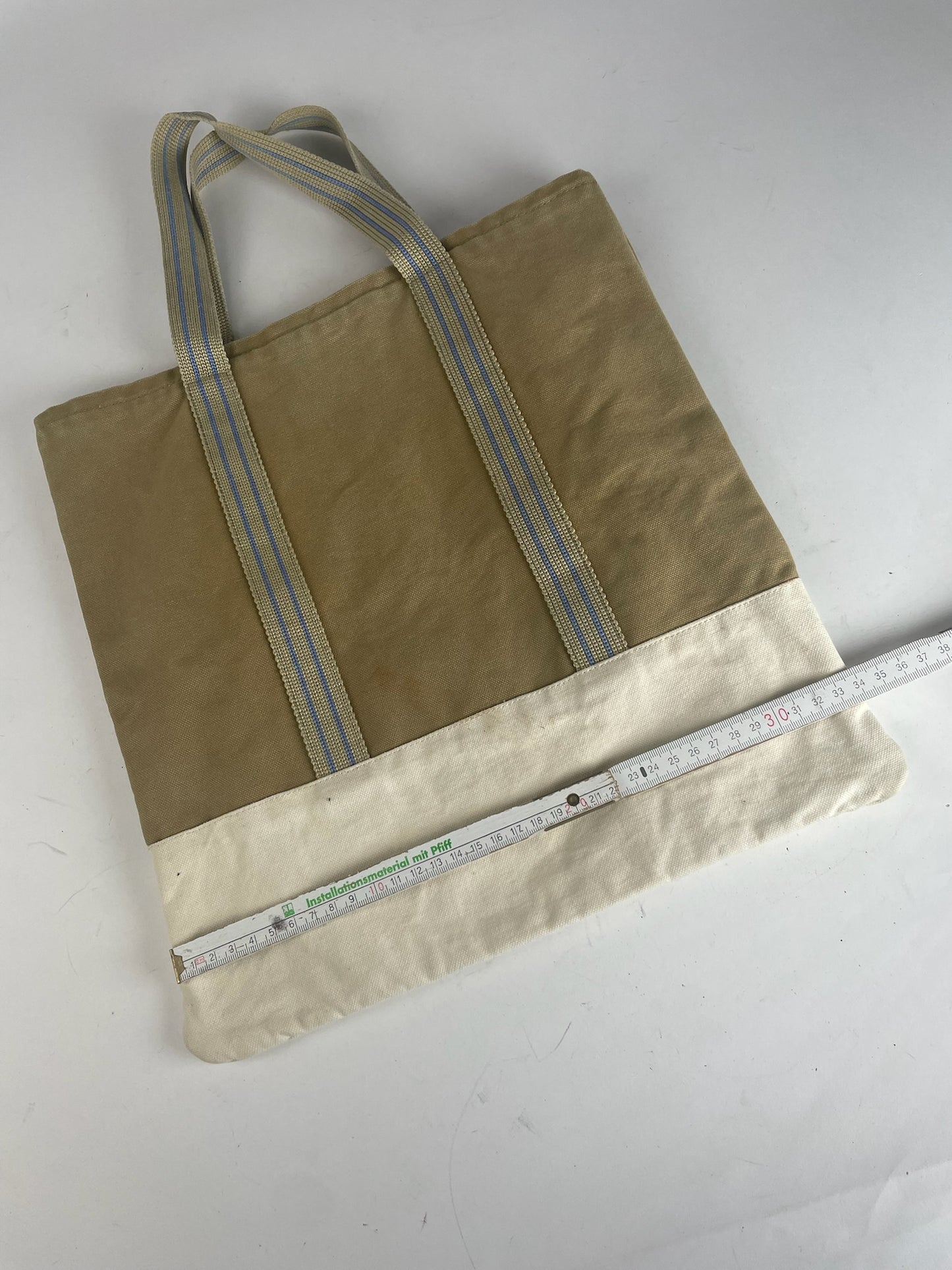Vintage Marni Canvas Shopper Bag beige