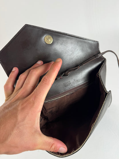 Vintage Loewe Madrid Leather bag brown