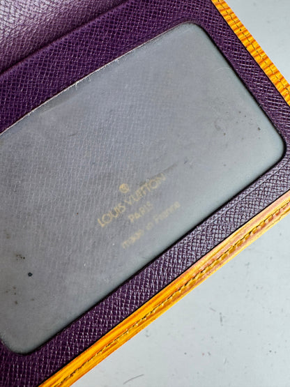 Vintage Louis Vuitton EPI Leather Card Holder Yellow