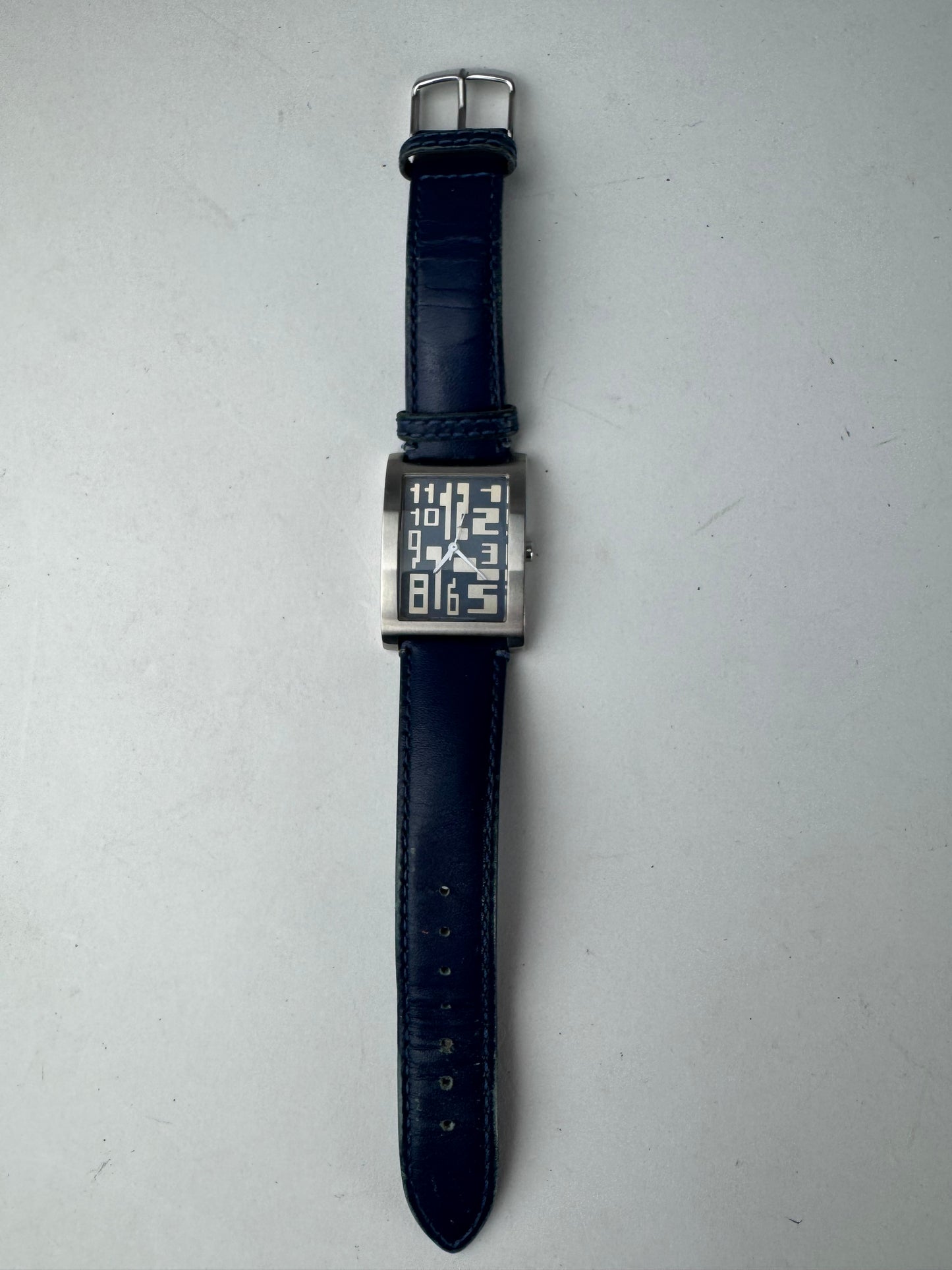 Vintage Jean Paul Gaultier Quartz Watch Navy silver