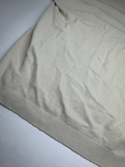 Vintage Issey Miyake Turtleneck Top Beige 38/M