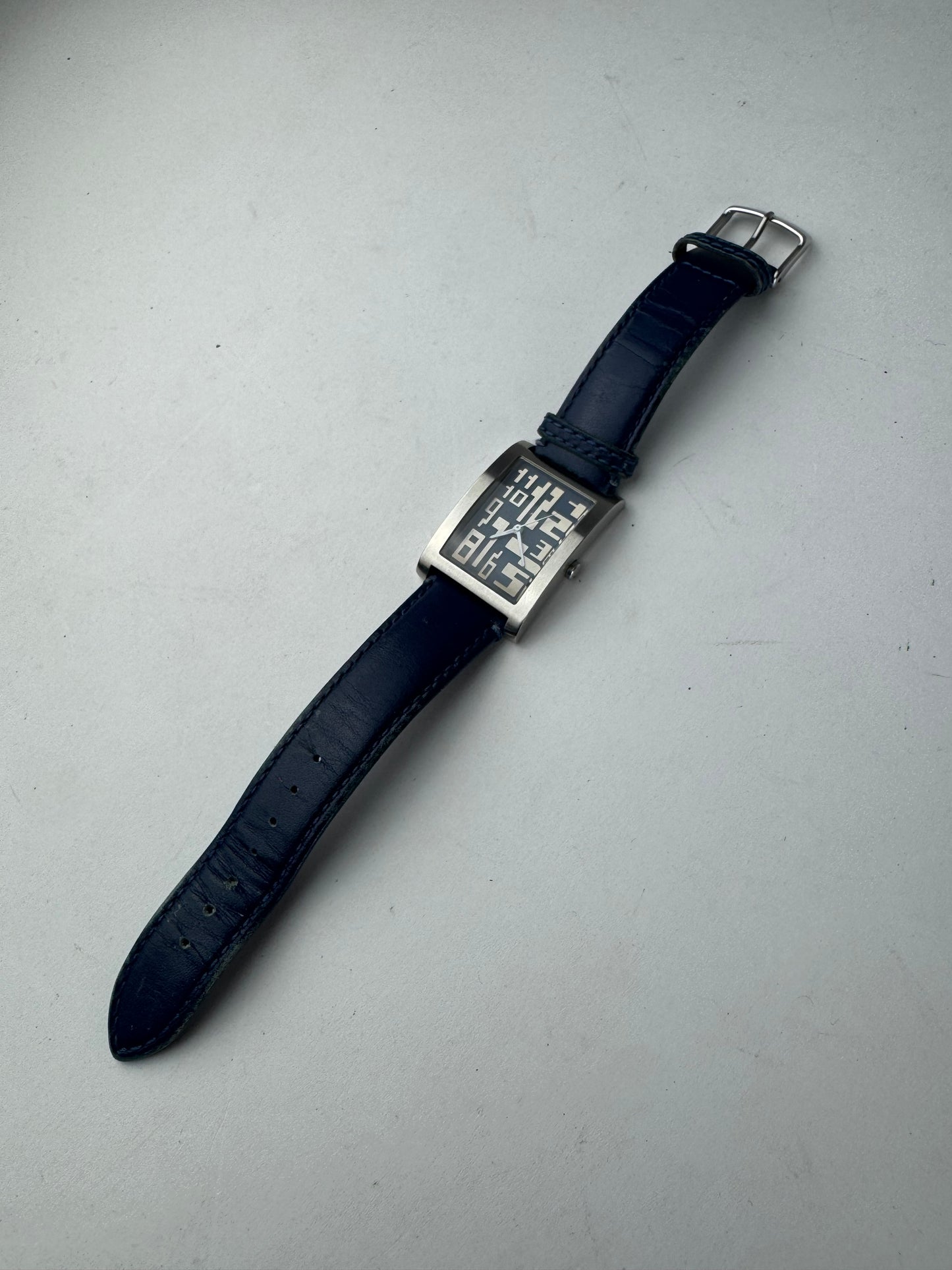 Vintage Jean Paul Gaultier Quartz Watch Navy silver
