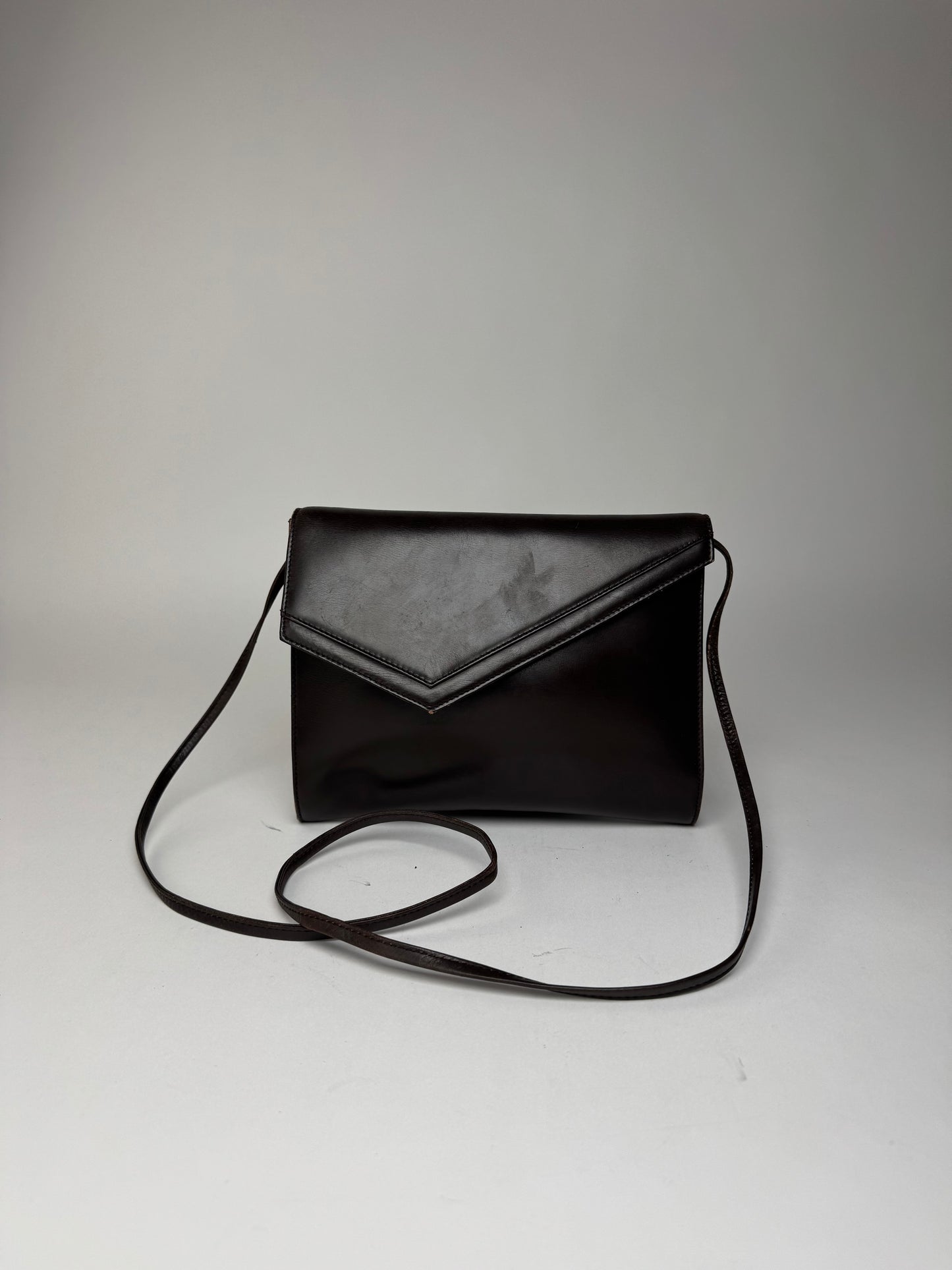 Vintage Loewe Madrid Leather bag brown