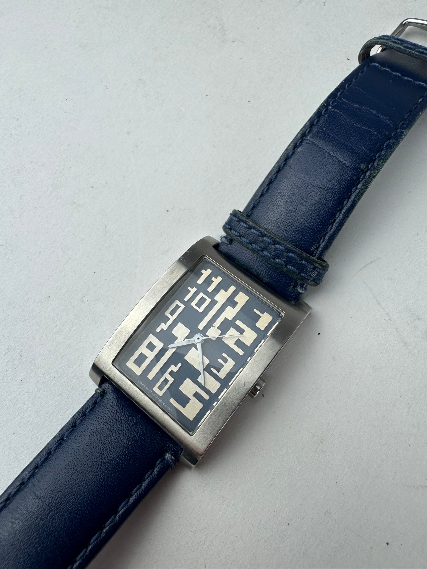 Vintage Jean Paul Gaultier Quartz Watch Navy silver