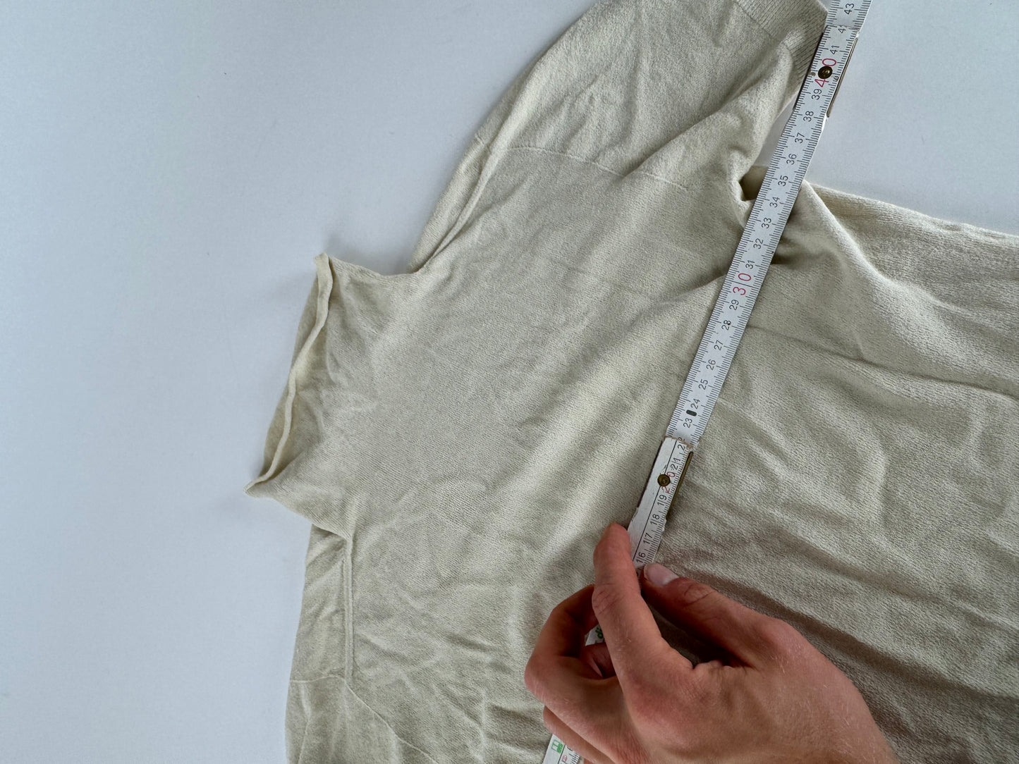 Vintage Issey Miyake Turtleneck Top Beige 38/M