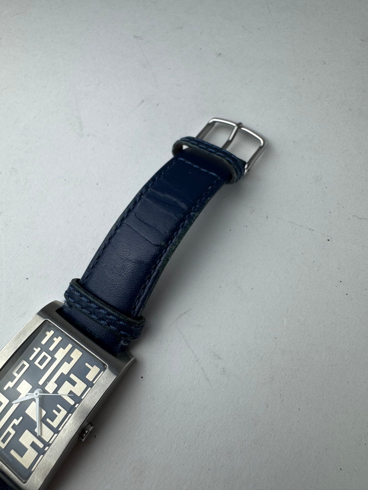 Vintage Jean Paul Gaultier Quartz Watch Navy silver