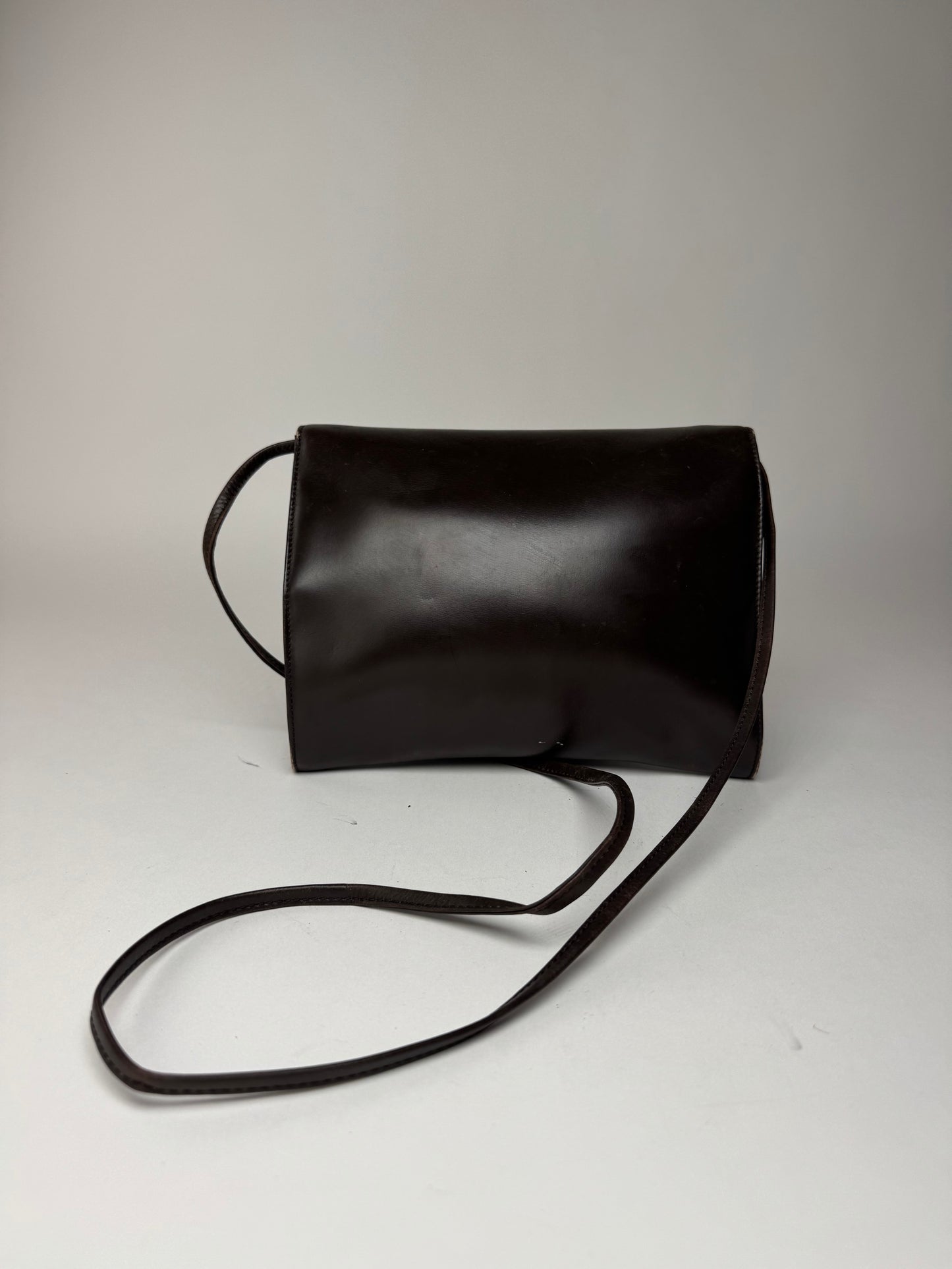 Vintage Loewe Madrid Leather bag brown