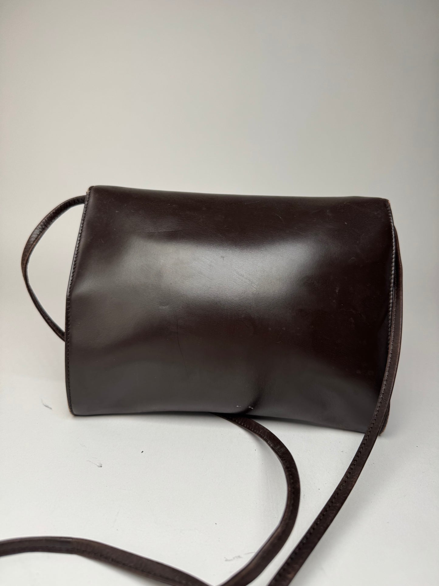 Vintage Loewe Madrid Leather bag brown