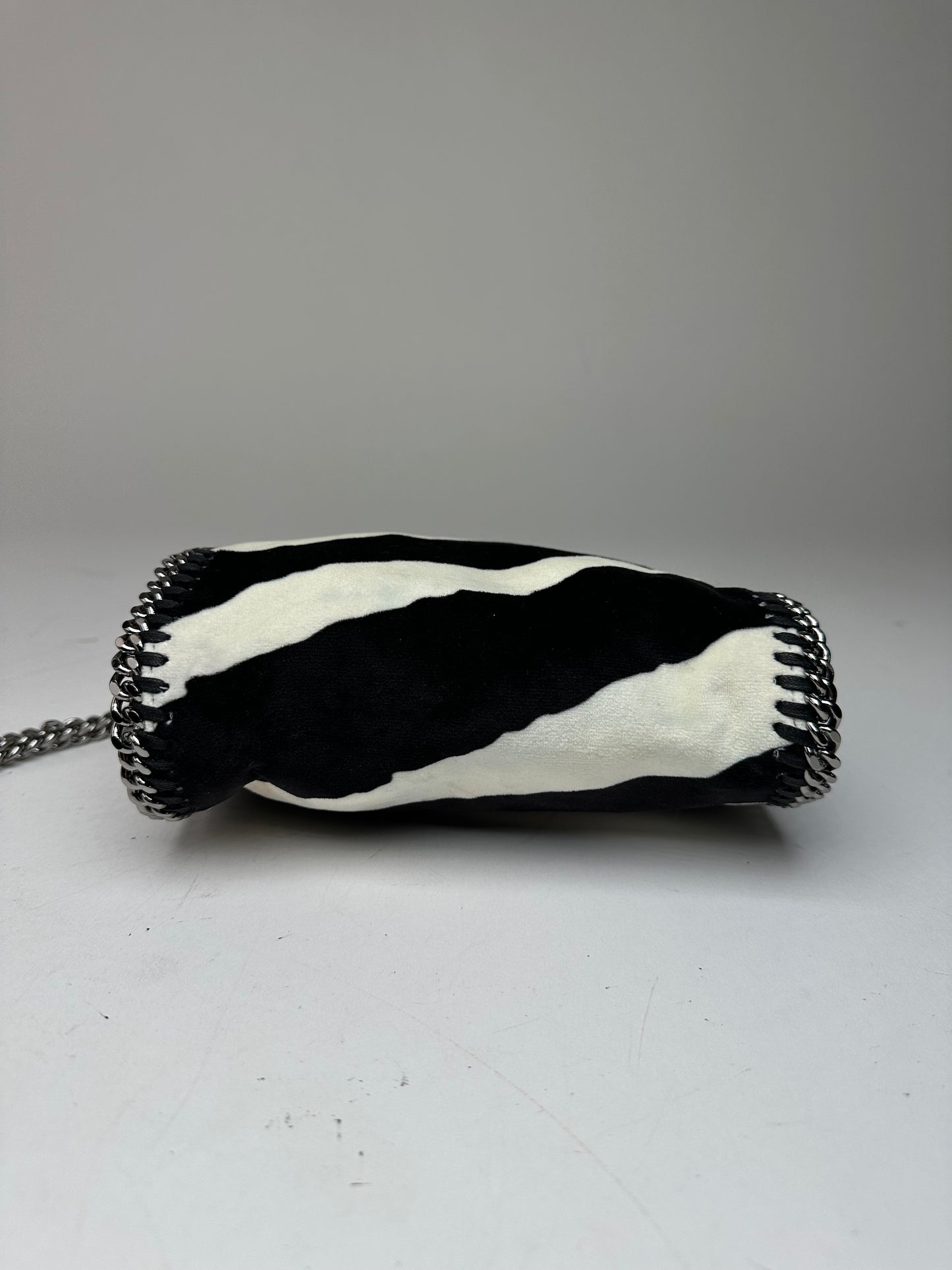 Vintage Stella Mc Cartney Zebra 2Way Falabella Bag Black White