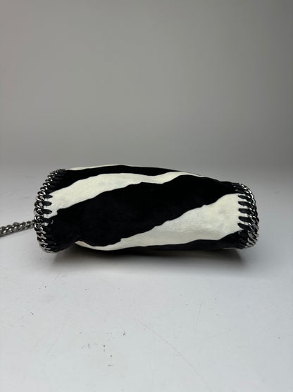 Vintage Stella Mc Cartney Zebra 2Way Falabella Bag Black White