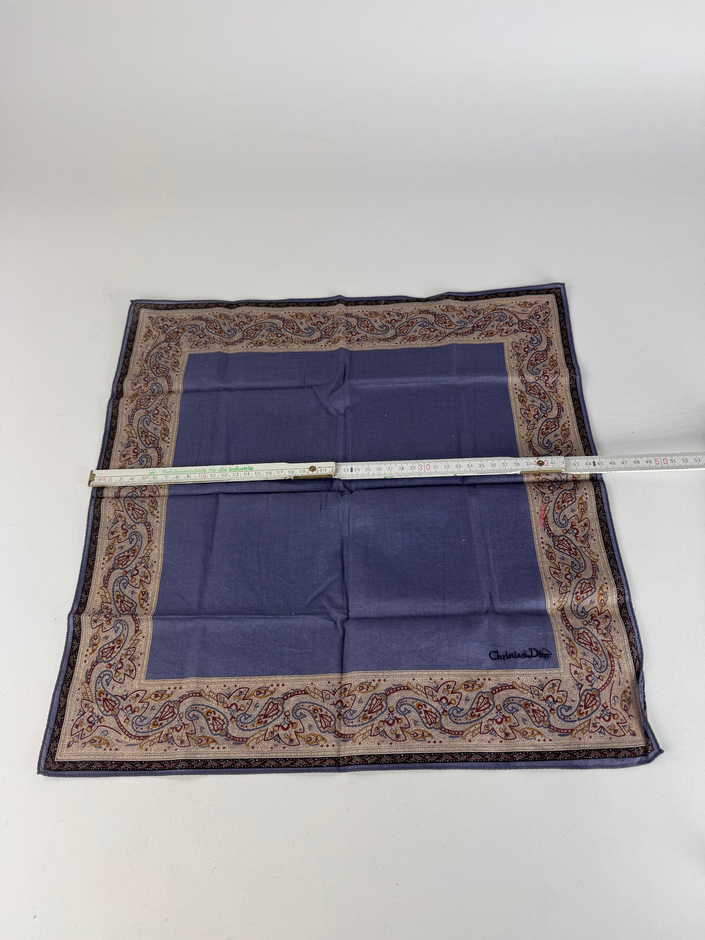 Vintage Dior Scarf Purple Brown