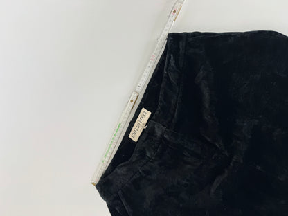 Vintage Emilio Pucci Velvet Skirt Black IT40