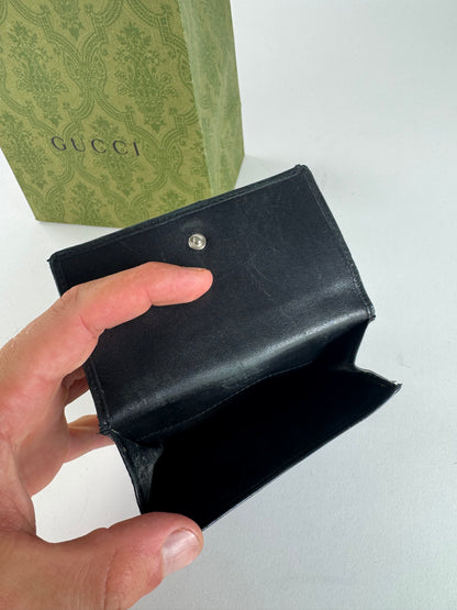 Vintage Gucci leather wallet black