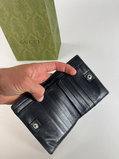 Vintage Gucci leather wallet black