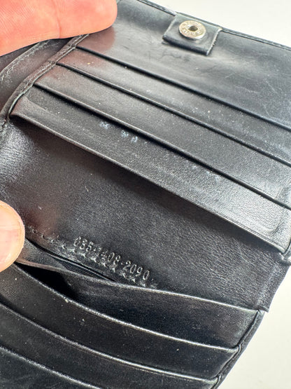 Vintage Gucci leather wallet black