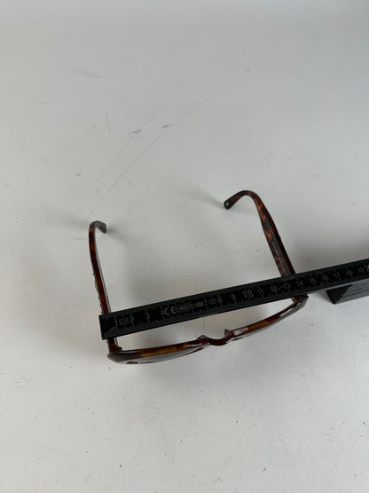 Vintage Gianni Versace Leopard Sunglasses Brown