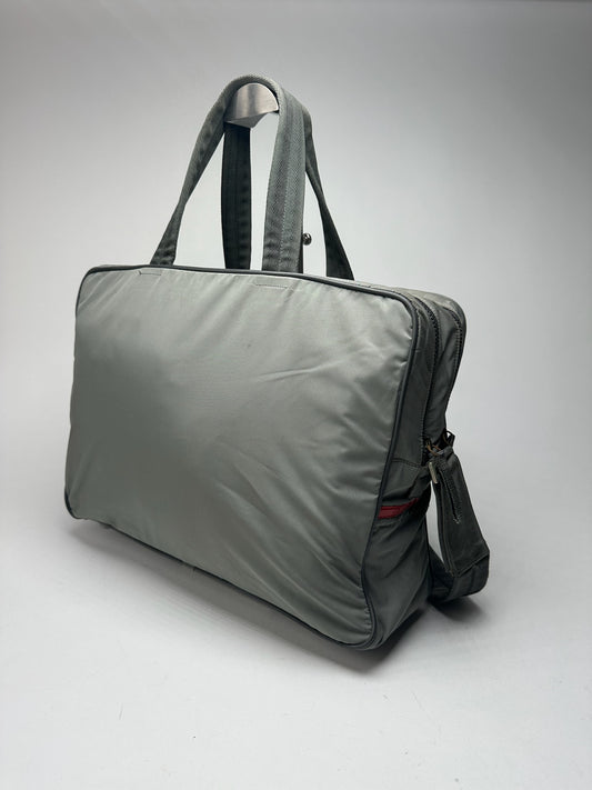 Vintage Prada Sport 2 Way Bag Gray